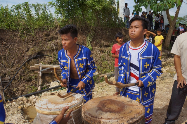 Students put on a traditional performance