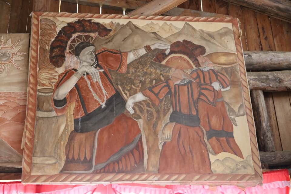 Talaandig's traditional clay painting